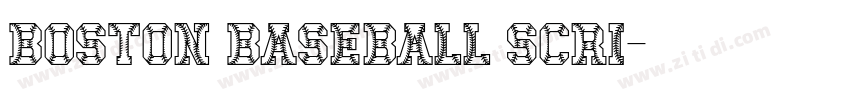 Boston Baseball Scri字体转换